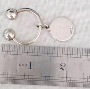 Silver Tiffany & co. Vintage Horseshoe keyring